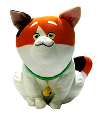 Disney Big Hero 6 Mochi Calico Cat Kitty White Orange Plush Stuffed Animal Toy