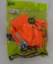 GSS Safety Hi Vis Orange T Shirt Reflective Safety Long Sleeve XL Size Class 3
