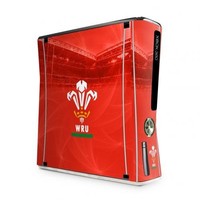 Wales R.f.u. Xbox 360 Skin (slim) Official Merchandise Wales R.f.u. Xbox 360 Skin (slim) Official Merchandise