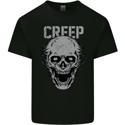 T-shirt uomo gothic teschio per appassionati di rock e metal_voghion.com