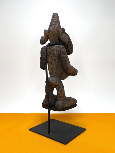 Chamba Ancestor Figure. Nigeria, Benue River region. Early 20th C. custom stand - Picture 13 of 15