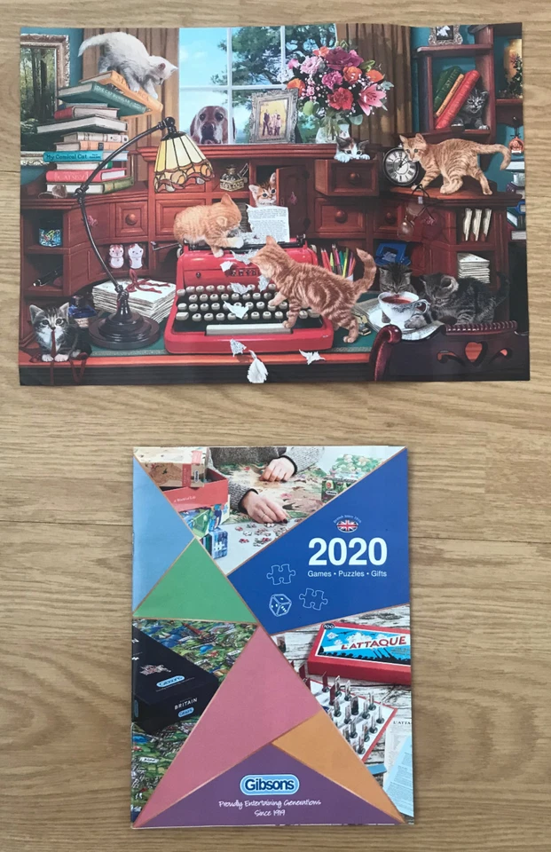 PUZZLE '' WRITER'S BLOCK - BLOC DE L'ECRIVAIN '' + POSTER (1000 pièces) - Photo 3/4