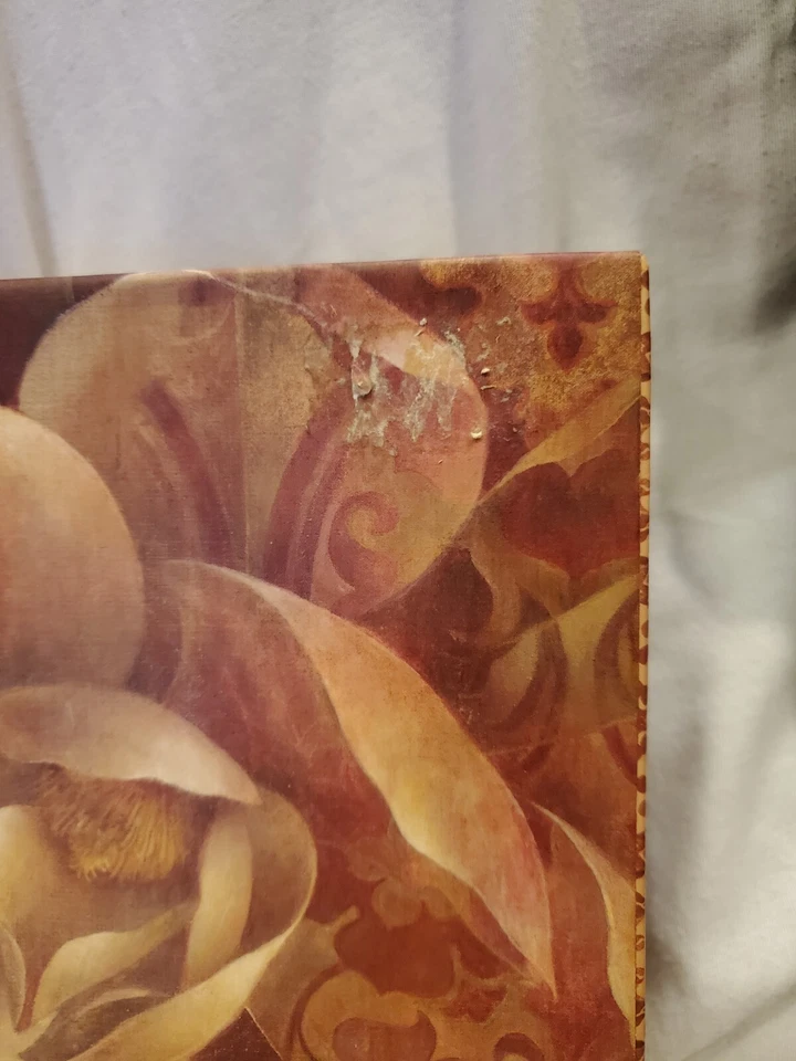 Caja de almacenamiento de maleta de cartón Richard Lane con mango de metal y broche fotos escritorio Foto 4 de 4