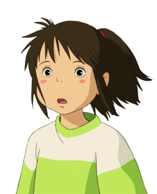 Chihiro Ogino Spirited Away Kawaii Cute Weatherproof Anime Sticker