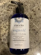 Cuccio Somatology Yogahhh Calm + Clean Epsom Salt Hand + Body Wash 8 oz / 236ml