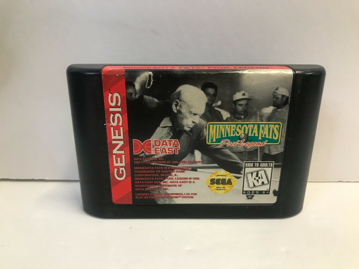 Minnesota Fats Pool Legend - Sega Genesis (RK) | eBay