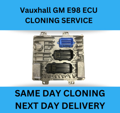 VAUXHALL GM ACDELCO E98 ECU CLONING SERVICE DATA TRANSFER 24H PLUG AND PLAY