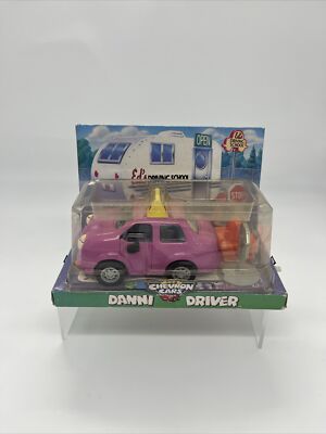THE CHEVRON CARS Danni Driver 1998 Student Driver- Cones & Stop Sign  New in Box