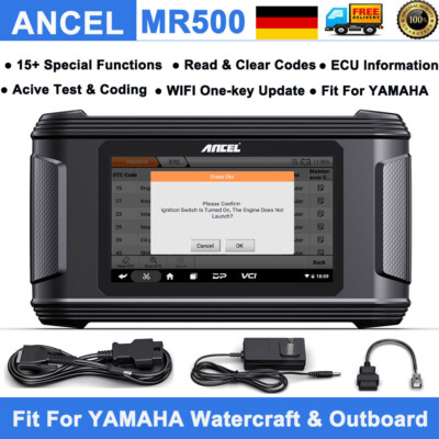 MR500 Marine Scan Tablet Wasserfahrzeug & Außenborder Fehler diagnose für Yamaha
