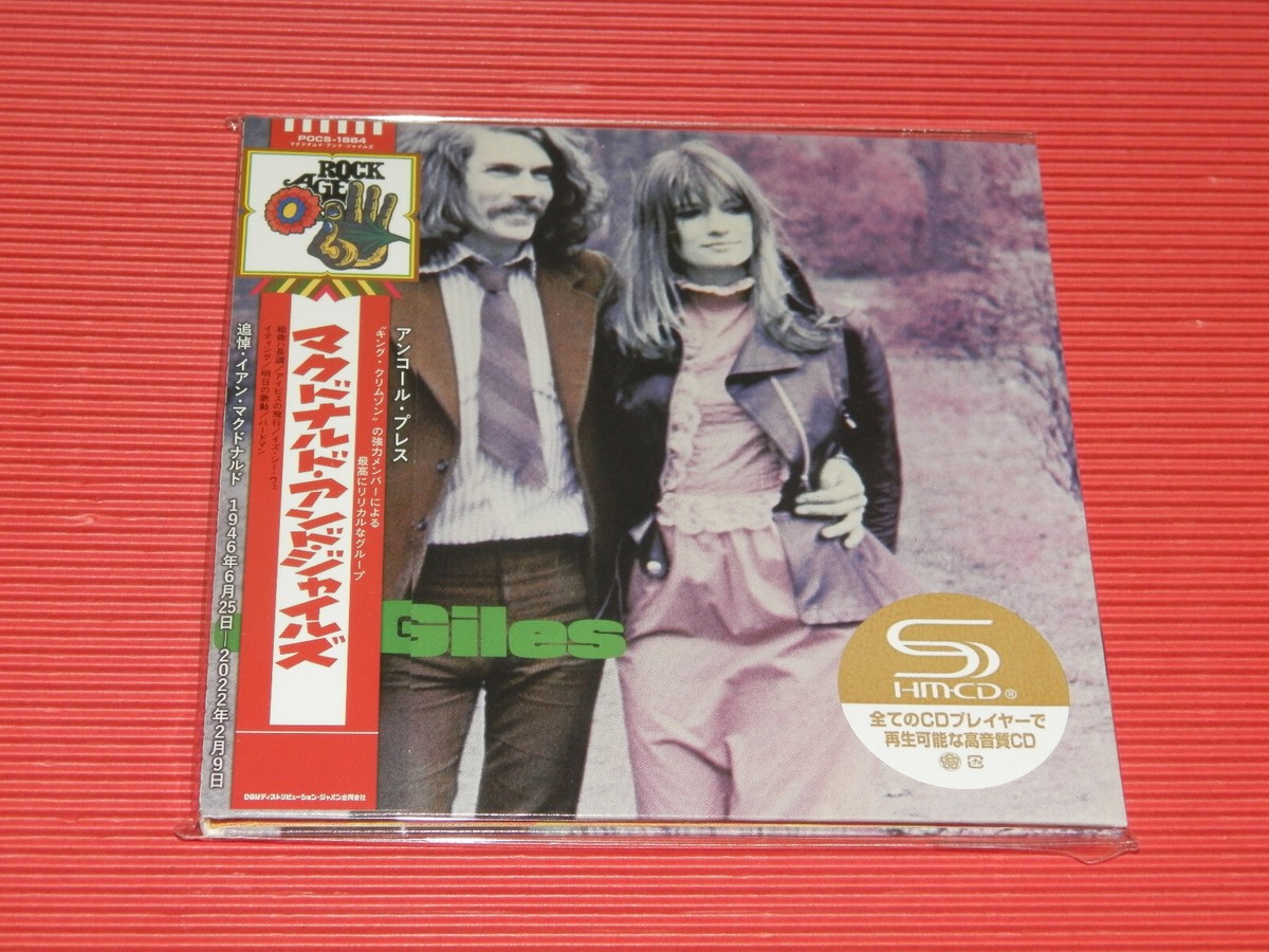 4BT McDONALD & GILES McDONALD AND GILES JAPAN MINI LP SHM CD | eBay