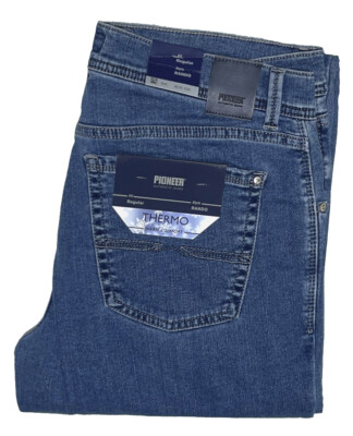 Pioneer Thermo Jeans W 42 L 32 Rando Stretch Herren Jeansblau 6404.6831 2. Wahl