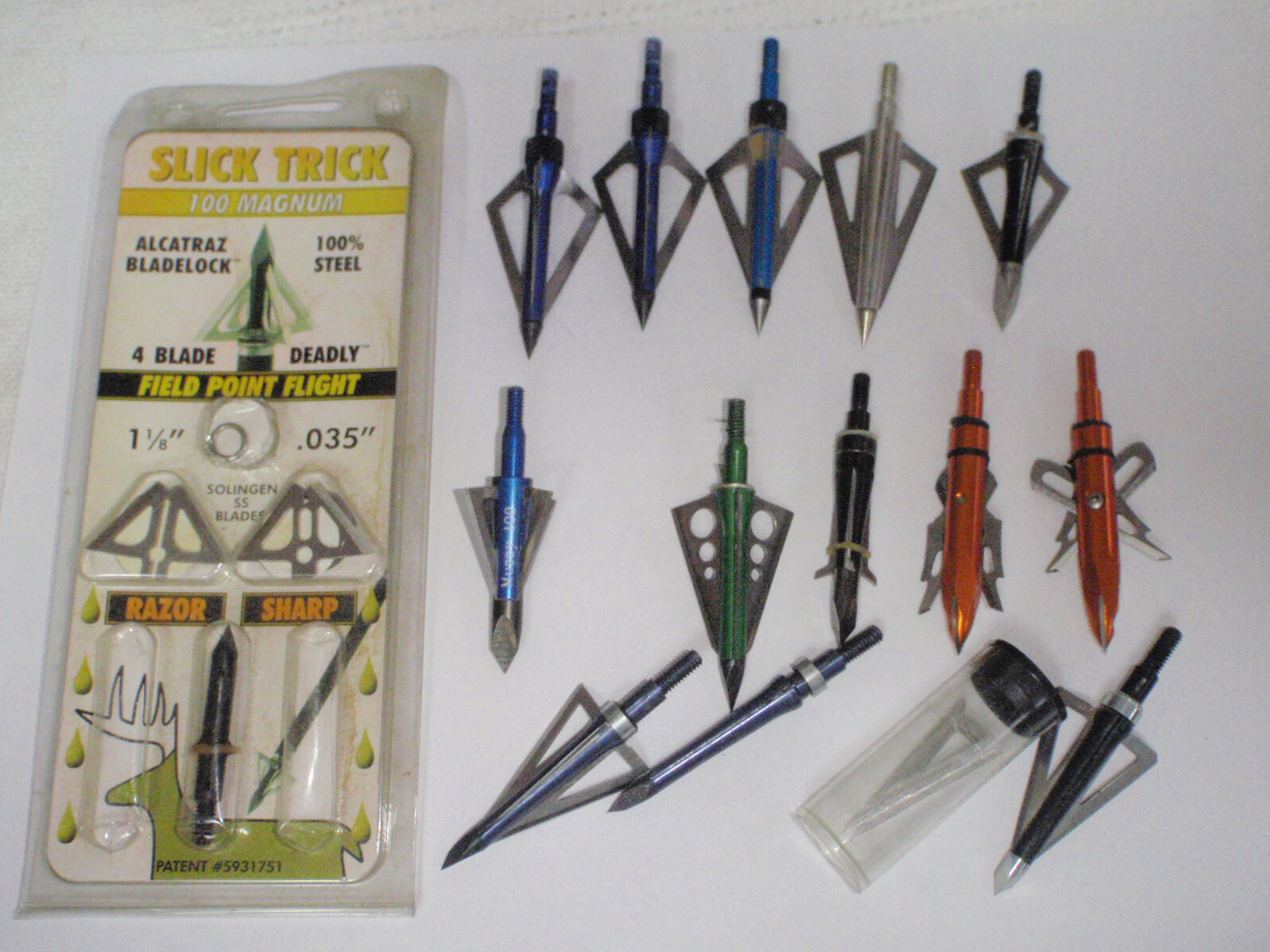 Rage Muzzy Wasp Kolpin Slick Trick Steel Force Mixed lot of 14