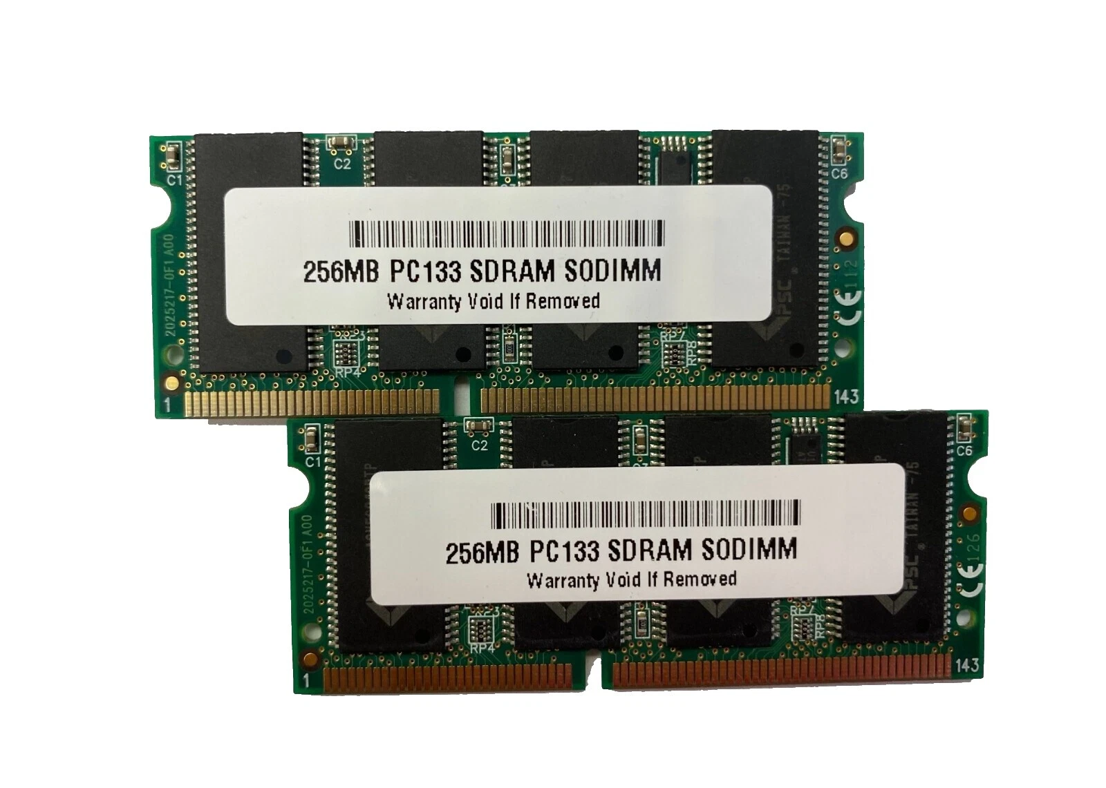 SO-DIMM SDR SDRAM 256 MB Capacity per Module Memory (RAM)