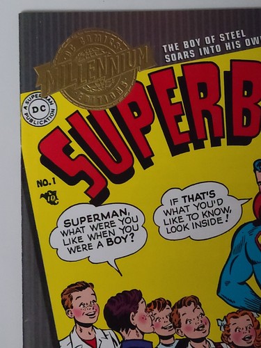DC COMICS MILLENIUM EDITIONS (2001) SUPERBOY #1 (1949) GOLDEN AGE 1ST SOLO DEBUT - Picture 2 of 11