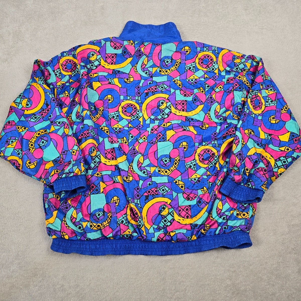 Casual Isle Windbreaker Jacket Unisex Medium Colorful Casual Isle Windbreaker Jacket Unisex Medium Colorful
