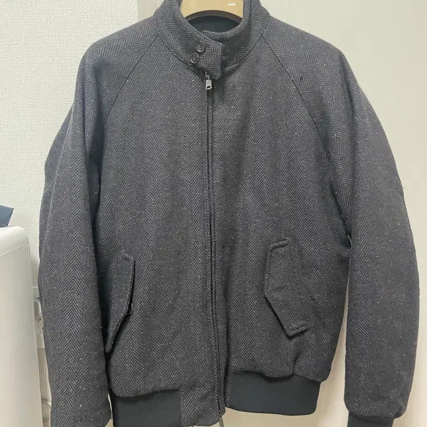 Baracuta G9 Herringbone Pattern Jacket - Stylish … - image 1