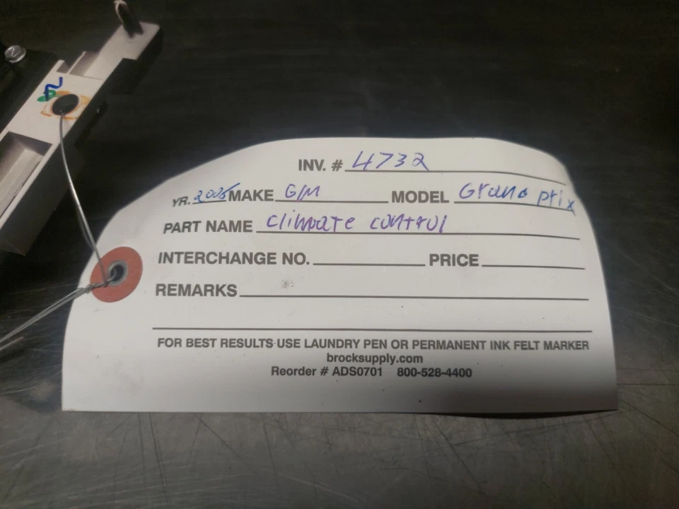 Pontiac Grand Prix 2004-2008 calefacción aire acondicionado temperatura climatización climatización Foto 4 de 4