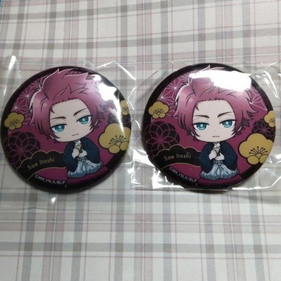 Animate Cafe Anicafe Brullo Blue Rock Itoshi-Saeki 2 Can Badges #b689e2