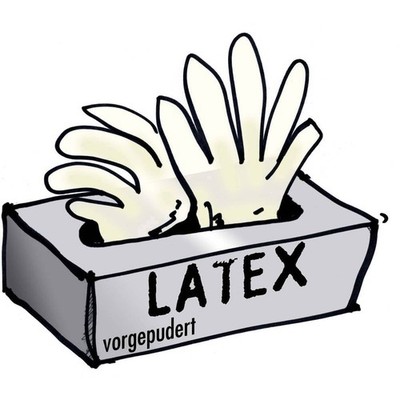100er Multipack Leipold Doehle 14699-8 100 St. Latex Einweghandschuh Größe