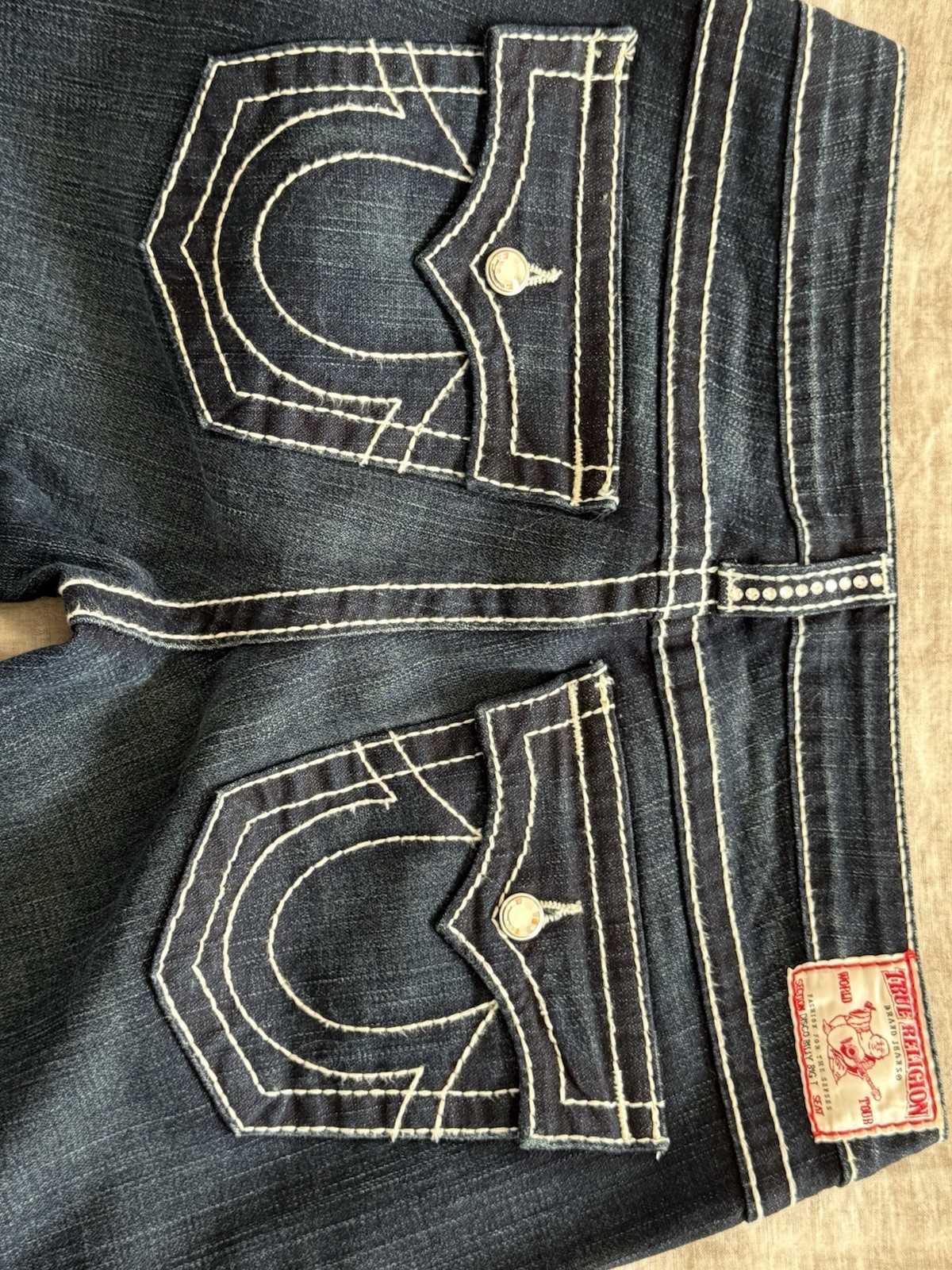 TRUE RELIGION~Sz 32 SWAROVSKI Crystals.Disco Diva~RARE|LIMITED EDITION Gorgeous! image 9