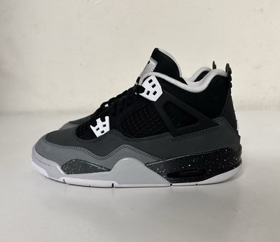 Nike Air Jordan 4 Retro GS Fear 2024 Sz 4.5Y/ Women s Sz 6 Black FQ8213-002 NEW!