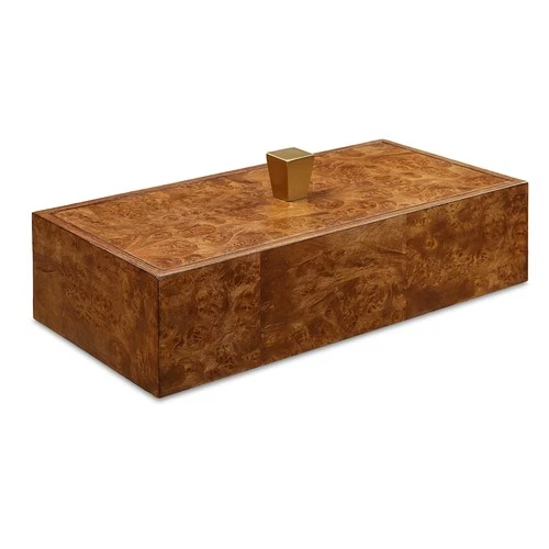 Uttermost 18209 Burl Haven 15"W MDF and Wood Veneer Boxe - Burl - Picture 1 of 6