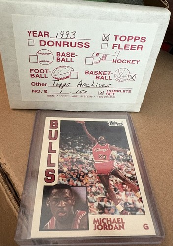 1992-93 Topps Archives Basketball The Rookies Complete Set Cards 1-150 w/ Jordan - Picture 3 of 5