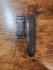 Panerai Watch 26/22mm Black Accordeon OEM Rubber Dive Strap for Tang Buckle 2