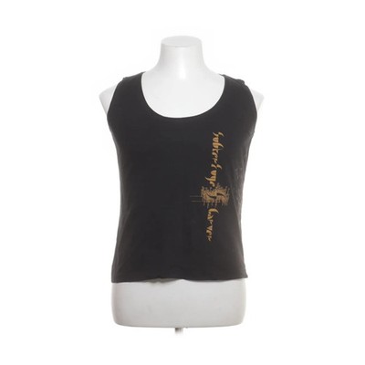 Hanes, Tank­top, Größe: L, Schwarz/Mehrfarbig, Baumwolle, Print, Damen -hes