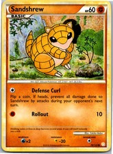 Sandshrew Common HeartGold SoulSilver 79/123 NM on eBay