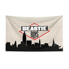 Beastie Boys hip hop group Flag Banner Tapestry Wall Hanging Room Decor 3x5Ft