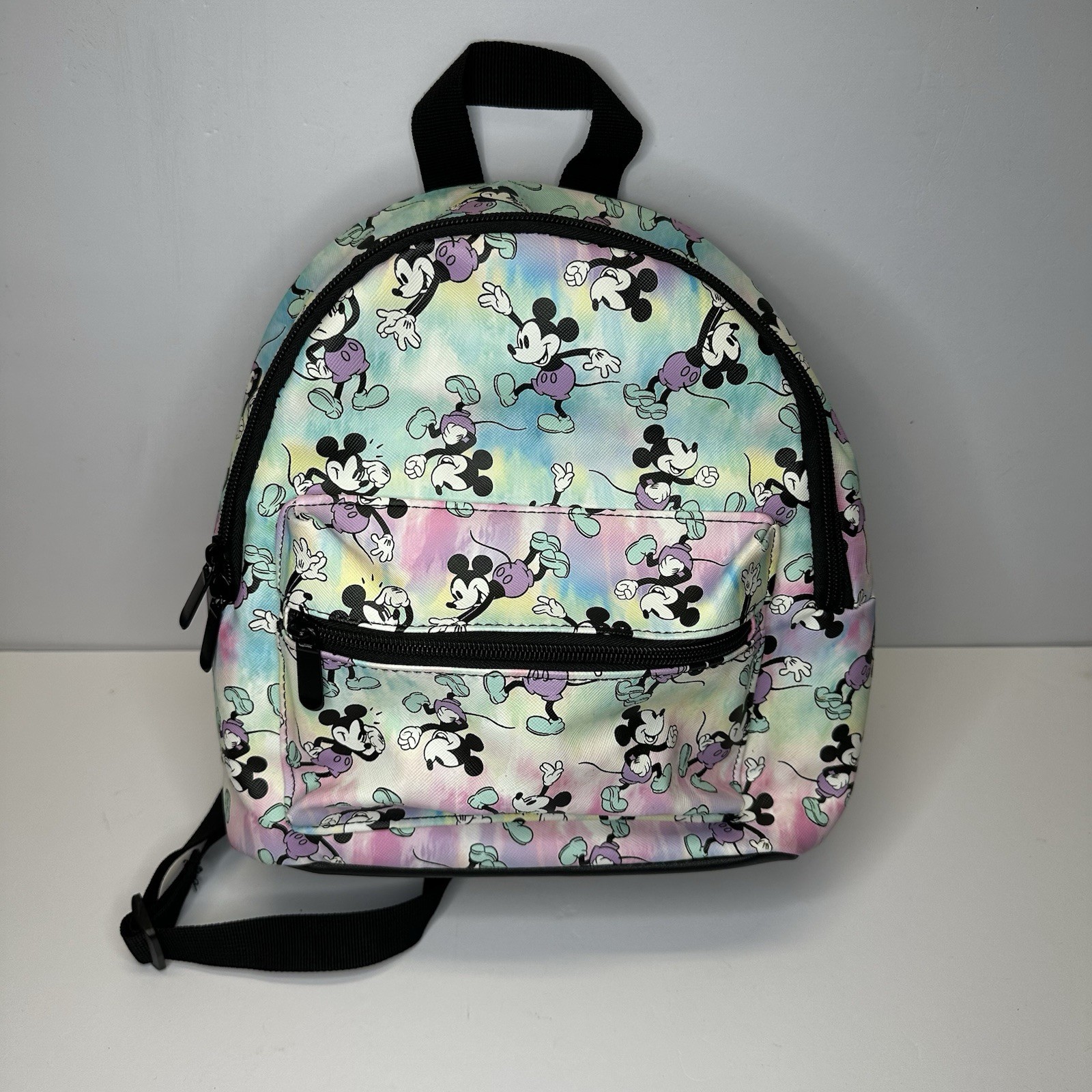 Disney Bioworld Mickey Mouse Pastel Tie Dye Small Backpack 11 x 10