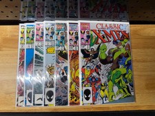 Lot of Classic X-Men Marvel Comic Books  1986