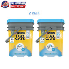 2 Pack Purina Tidy Cats Glade Clear Springs Clumping Cat Litter 35 Lb