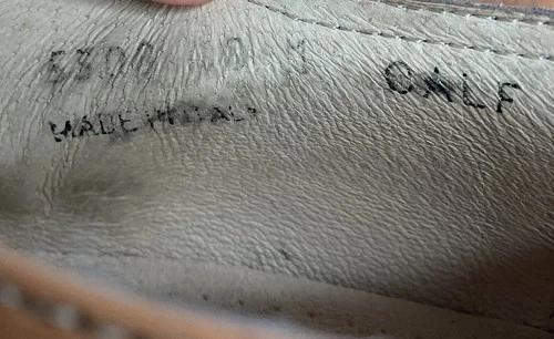 Vestido Bachrach Cuero Marrón Con Cordones Oxford Hombre Talla 10M Italia Foto 3 de 4