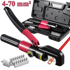 Hydraulische Presszange Crimpzange Set 4-70 mm&sup2; Quetschzange Kabelschuhe Zange