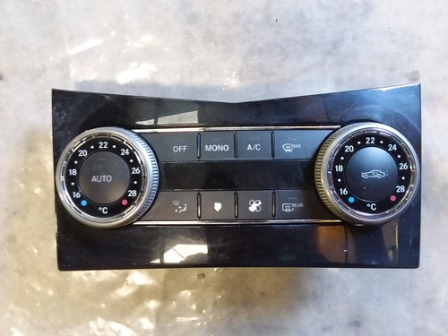 MERCEDES C CLASS HEATER/AC CONTROLS FRONT, W204/S204, 1 BUTTON PER DIAL, W/ MONO