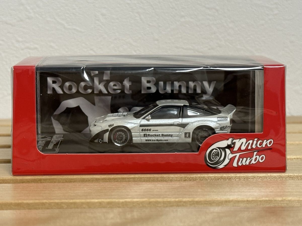 Micro turbo 1/64 Nissan Silvia 180sx Rocket bunny From Japan | eBay