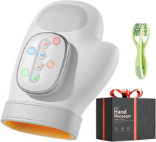 Hand Massager with Heat Compression Relief, 3 Massage 4 Temperatures 5 Compressi