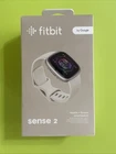 Fitbit Sense 2 Activity Tracker - Lunar White/Platinum Aluminum, US Version, New