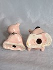 Vintage 1940's Van Tellingen Pink  Hugging Bears Salt and Pepper Shakers — photo 5