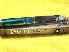 Paper Mate PhD Pencil.5mm Rare Forrest Green & Chrome Trim, New, Boxed!
