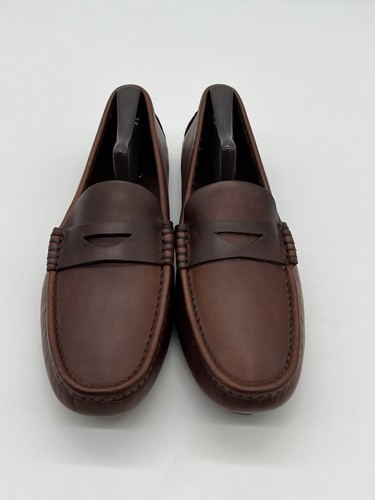 Scarpe mocassino guida Sebago Russel uomo taglia 10,5 marrone pelle tabasco - Foto 3 di 15