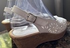 Woman’s SPRING STEP Leather White Shoes Buckle Strap Size 38 7 Made In Italy — photo 9