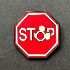 DLR - Mickey Head Stop - Traffic Road Signs Disney Pin 4818