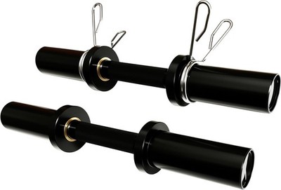 Olympic Dumbbell Handles Loadable Dumbell Bars Set Of 2 Fit 2 Inch Weight