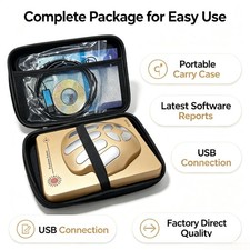Gold 12th Gen Quantum Resonance Magnetic Analyzer Desktop Quantum Body Analyzer
