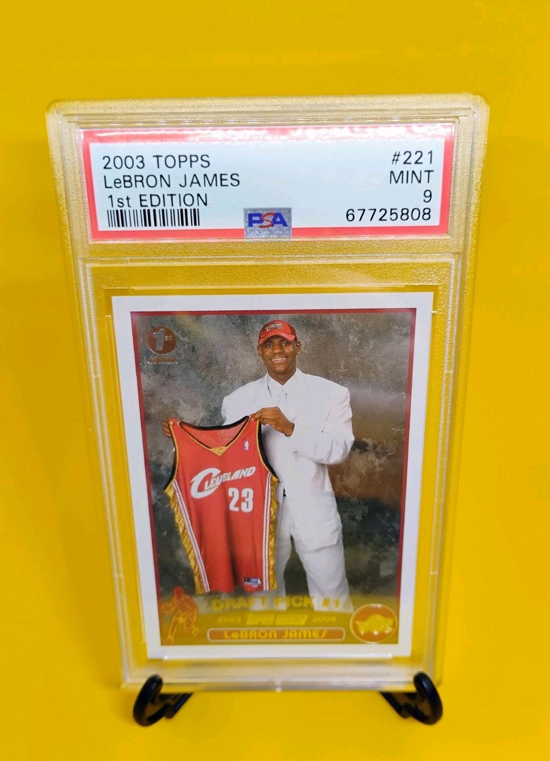 2003-04 Topps LeBron James #221 1st Edition RC Psa 9 🔥 Very Clean 🔥