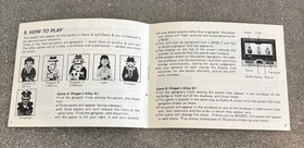 Vintage Nintendo Hogan&rsquo;s Alley Instruction Booklet 1985 NES English