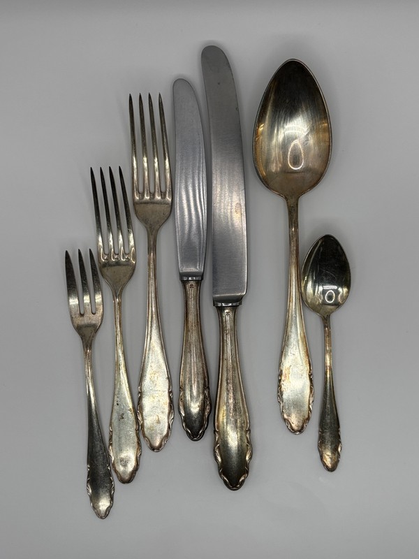WMF German flatware, 86 pieces,  silverplated, number strike 20
